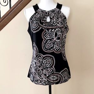 WHBM Halter Style Top with Key Hole Cut Out